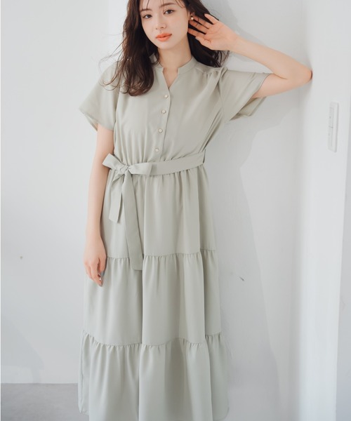 ワンピース　m♡︎専用 MISCH MASCH ワンピース 2024春夏新作エンボスプリントキャミ