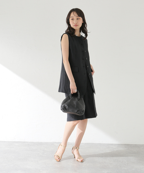 journal standard L'essage コート アウター リネンキャンバス