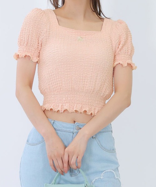 tシャツ マリークワント mary quant スクエアネック プルオーバー レディース