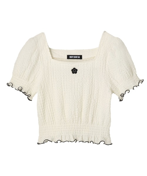 tシャツ マリークワント mary quant スクエアネック プルオーバー レディース MARY QUANT tシャツ マリークワント mary quant スクエアネック