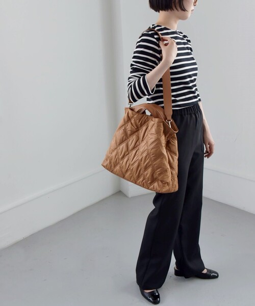 「quaranciel」 トートバッグ ONE SIZE キャメル レディース_画像6
