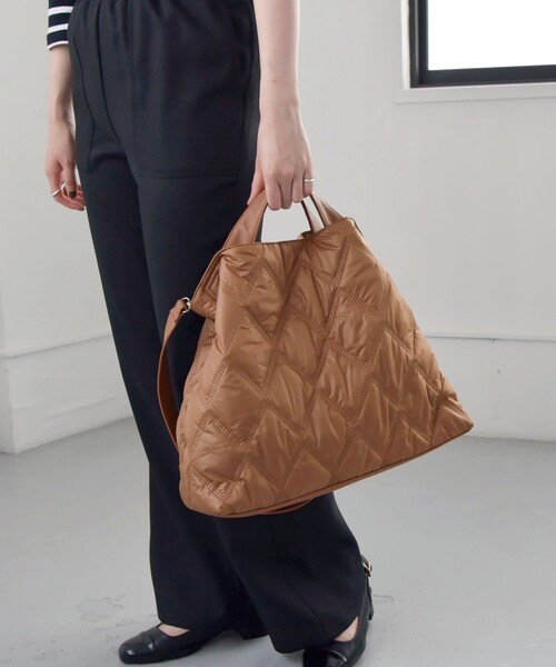 「quaranciel」 トートバッグ ONE SIZE キャメル レディース_画像8