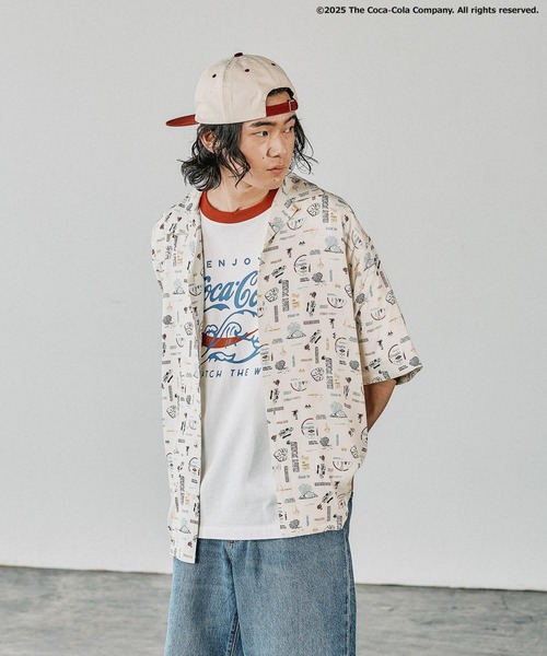 tシャツ 「Coca-Cola／BAYFLOW」USAコットンリンガー半袖Tシャツ メンズ レディース | Coca Cola | 04