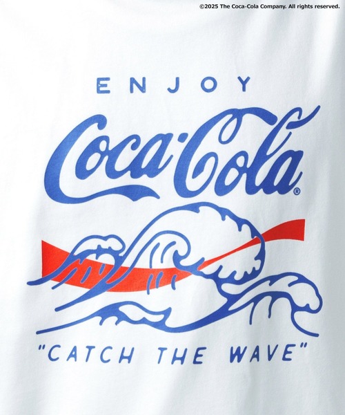 tシャツ 「Coca-Cola／BAYFLOW」USAコットンリンガー半袖Tシャツ メンズ レディース | Coca Cola | 08