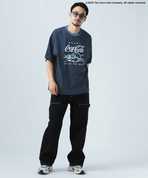 tシャツ 「Coca-Cola／BAYFLOW」USAコットンリンガー半袖Tシャツ メンズ レディース | Coca Cola | 09