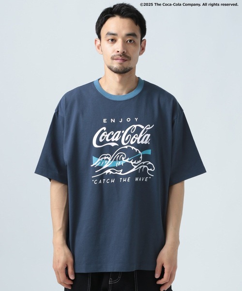 tシャツ 「Coca-Cola／BAYFLOW」USAコットンリンガー半袖Tシャツ メンズ レディース | Coca Cola | 10