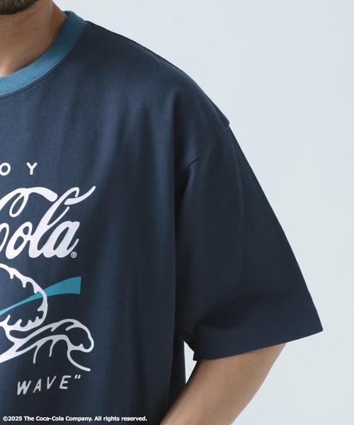 tシャツ 「Coca-Cola／BAYFLOW」USAコットンリンガー半袖Tシャツ メンズ レディース | Coca Cola | 15