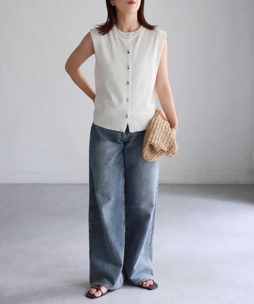 DEAD STOCK!! ARNYS PARIS ニット ベスト ジレ ARNYS PARIS カシミアベスト GILET-FG ジレ ウェストコート 00年代