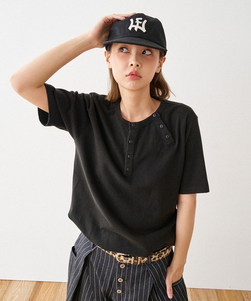WISH FOR EVER tシャツ DRAW CODE 3WAY HENRY NECK T / ドロー