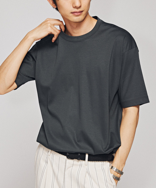 「EDIFICE」 半袖Tシャツ LARGE ブラック メンズ