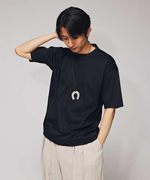 「EDIFICE」 半袖Tシャツ LARGE ブラック メンズ