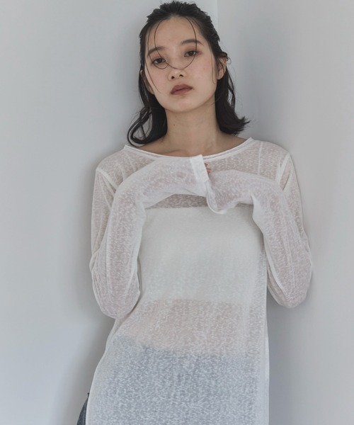 【匿名配送】定価17.850円✨Premium ワンピース feepur ワンピース シアースラブディープスリットワンピース