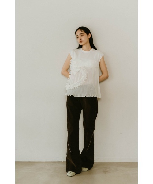 Knuth Marf（クヌースマーフ） ブラウス シャツ heart motif tulle