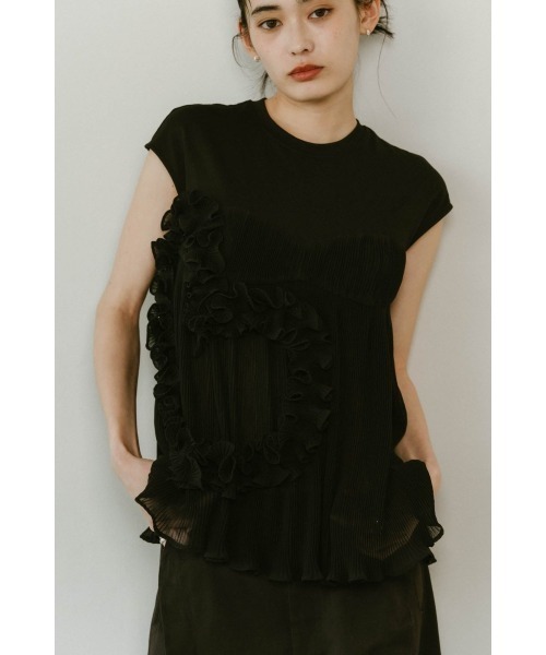 Knuth Marf（クヌースマーフ） ブラウス シャツ heart motif tulle