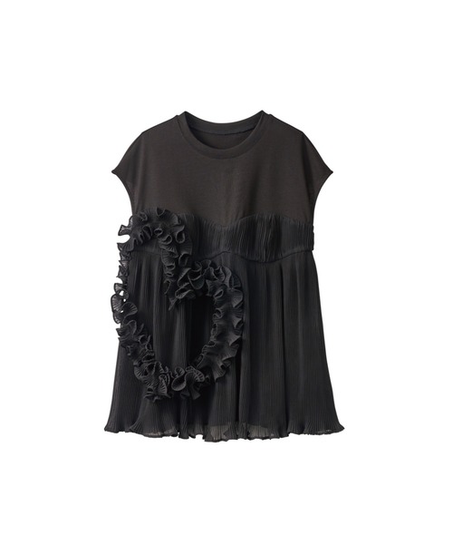 Knuth Marf（クヌースマーフ） ブラウス シャツ heart motif tulle