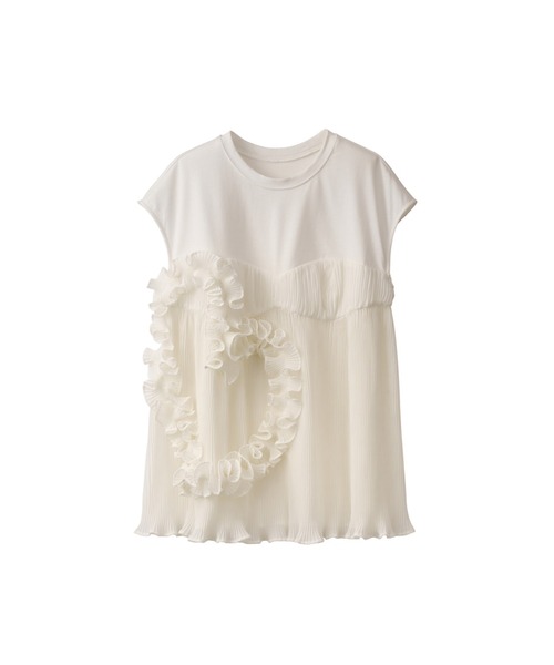 Knuth Marf（クヌースマーフ） ブラウス シャツ heart motif tulle