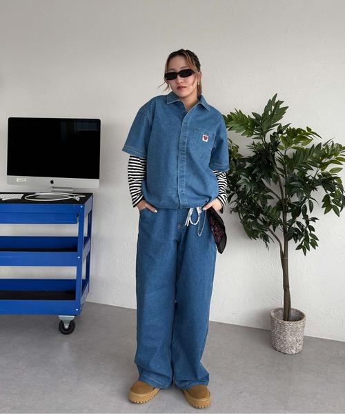 「sedacle」 デニムパンツ MEDIUM ライトブルー メンズ