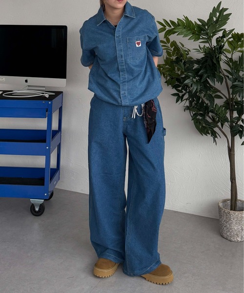 「sedacle」 デニムパンツ MEDIUM ライトブルー メンズ