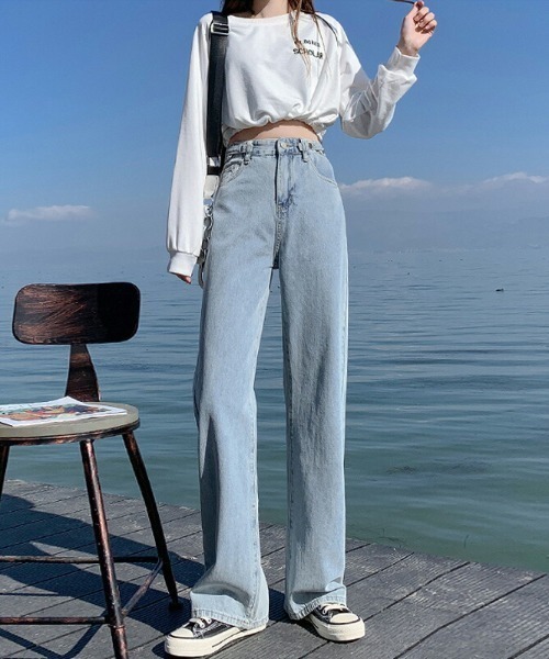 [COCOMOMO] Denim брюки M слоновая кость женский 