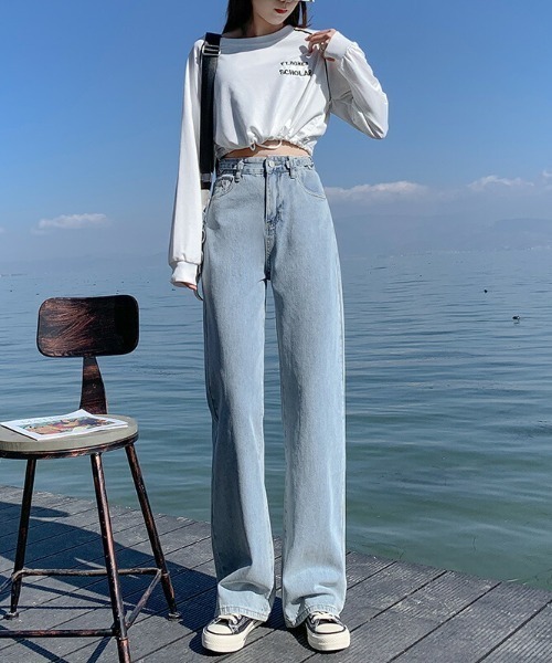 [COCOMOMO] Denim брюки M слоновая кость женский 