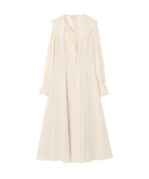 NATURAL BEAUTY BASIC ワンピース ラッフルフリルワンピース