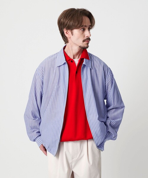 メンズ　シアー　H beauty&youth BEAUTY＆YOUTH UNITED ARROWS シャツ トリクシオン シアー