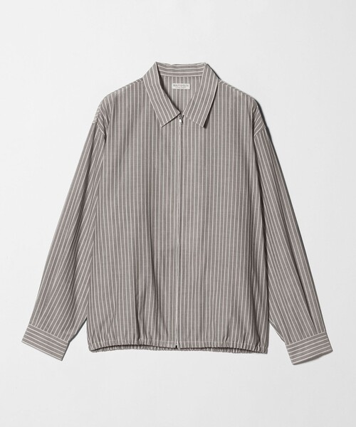 メンズ　シアー　H beauty&youth BEAUTY＆YOUTH UNITED ARROWS シャツ ボイル シアー ジップ