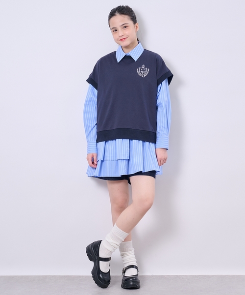 pom ponette junior（ポンポネット ジュニア） ワンピース 「AMI」ミニ