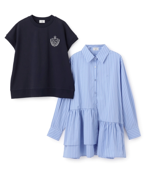 pom ponette junior（ポンポネット ジュニア） ワンピース 「AMI」ミニ