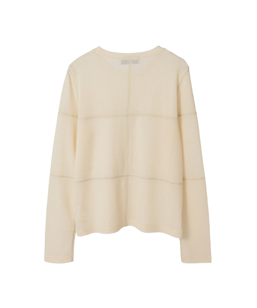 CONVERSE TOKYO tシャツ PATCHWORK SHEER RIB TOP レディース