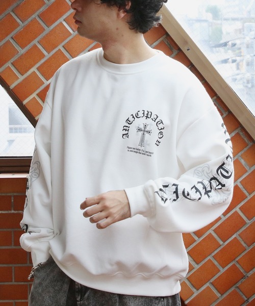 8 トレーナー スウェット ロゴプリントトレーナー メンズ レディース