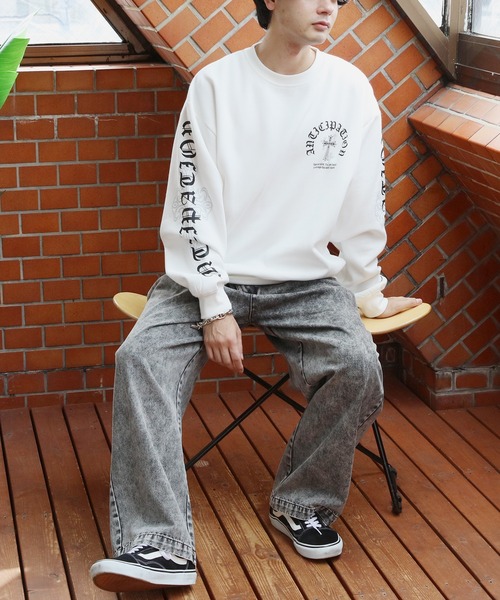 8 トレーナー スウェット ロゴプリントトレーナー メンズ レディース