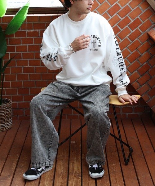 8 トレーナー スウェット ロゴプリントトレーナー メンズ レディース