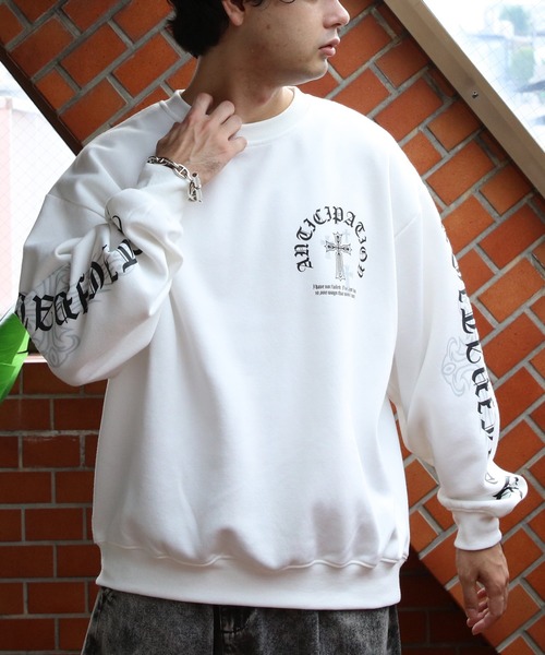 8 トレーナー スウェット ロゴプリントトレーナー メンズ レディース