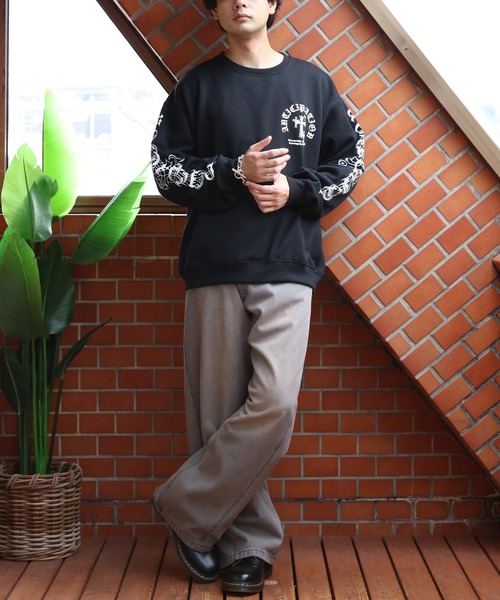 8 トレーナー スウェット ロゴプリントトレーナー メンズ レディース