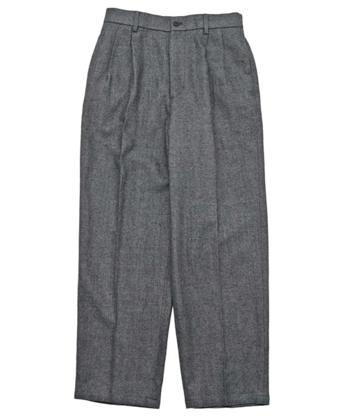 ATON（エイトン） スラックス LINEN WOOL TWILL LOOSE FIT PANTS