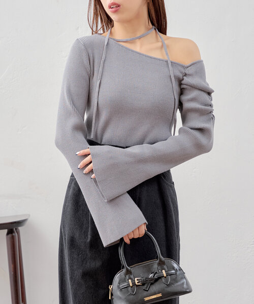 「Chico」 長袖ニット FREE アイボリー レディース_画像2