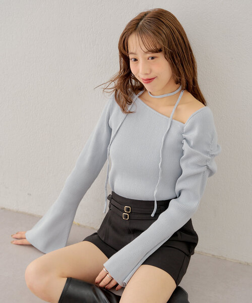 「Chico」 長袖ニット FREE アイボリー レディース_画像9