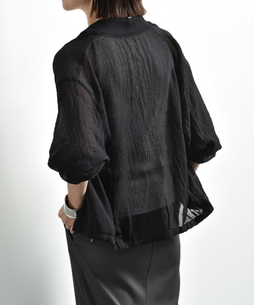 「INTERPLANET」 ブルゾン FREE ライトグレー レディース_画像4