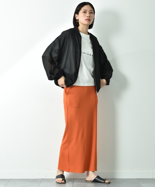 「INTERPLANET」 ブルゾン FREE ライトグレー レディース_画像8