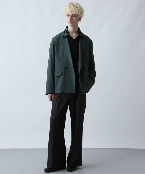 HAREスラックスフレアジーンズ HARE（ハレ）の「デニムスリムフレアパンツ(HARE)（デニムパンツ