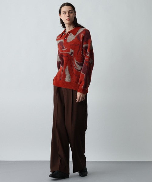 HARE（ハレ） スラックス 「SET UP対応」ポリエステルイージーギャバ