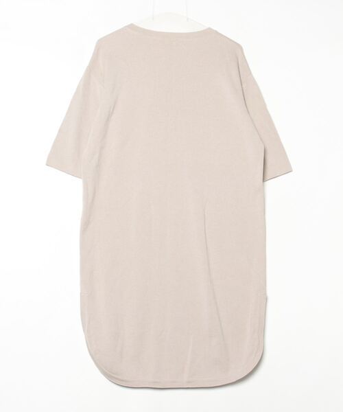 「6」 ニットワンピース 36 ベージュ レディース_画像2