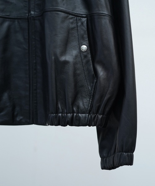 ブルゾン アウター SUNNY SPORTS サニースポーツ / LEATHER SWING TOP スウィングトップ メンズ レディースの画像