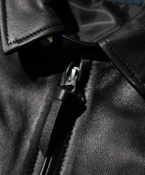 ブルゾン アウター SUNNY SPORTS サニースポーツ / LEATHER SWING TOP スウィングトップ メンズ レディースの画像