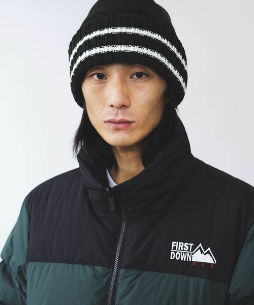 FIRST DOWNファーストダウン ヌプシ ダウンジャケット Mモスグリーン FIRST DOWN（ファーストダウン） ダウンジャケット MEDIUM グリーン