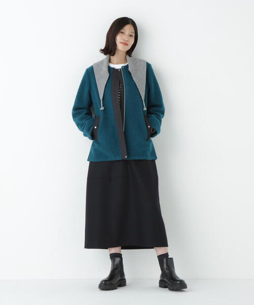 [値下げ]新品✨未使用✨ヒューマンウーマンのスカート ニードルパンチスカート | human woman（ヒューマンウーマン