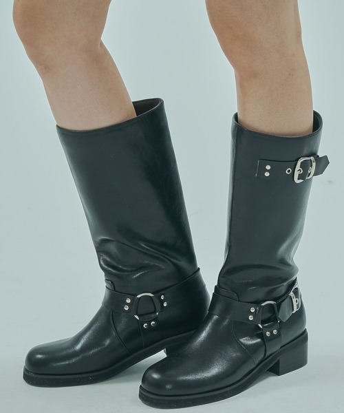 ROSE BUD（ローズバッド） ブーツ BELTED LONG BOOTS レディース