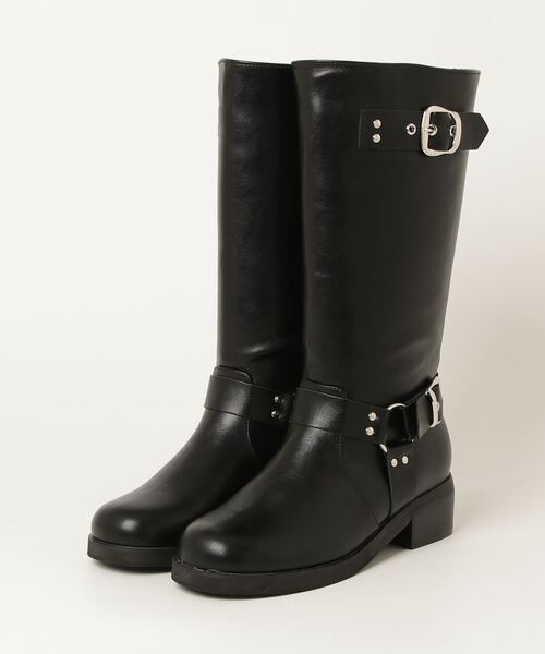 ROSE BUD（ローズバッド） ブーツ BELTED LONG BOOTS レディース