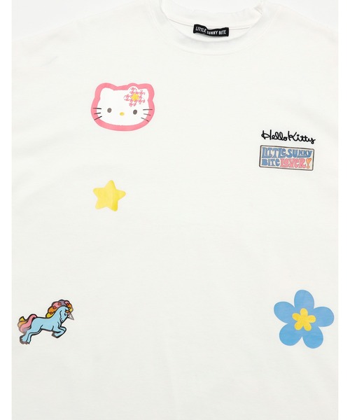 tシャツ hello kitty x little sunny bite frill long tee レディース